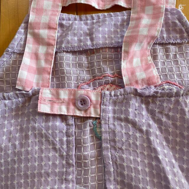 サンリオ(サンリオ)のボンボンリボン　エプロン　110 キッズ/ベビー/マタニティのキッズ服女の子用(90cm~)(その他)の商品写真