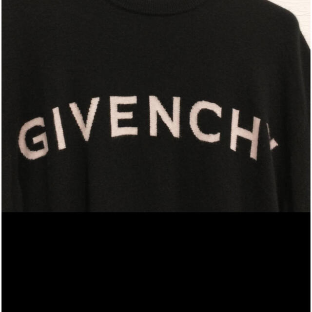 GIVENCHY(ジバンシィ)のマッサー様専用 GIVENCHY 21AW ロゴ ブラック ニット ジバンシィ メンズのトップス(ニット/セーター)の商品写真