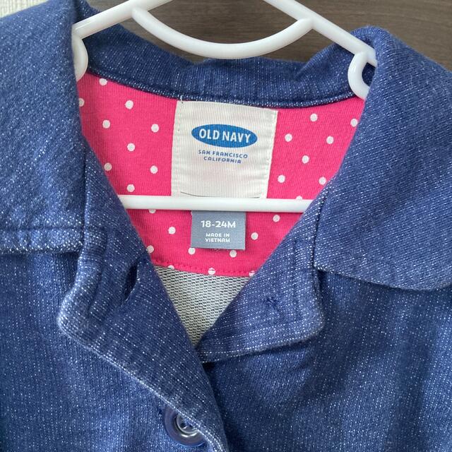 Old Navy(オールドネイビー)のオールドネイビー　女の子ライトアウター　羽織90 キッズ/ベビー/マタニティのキッズ服女の子用(90cm~)(ジャケット/上着)の商品写真