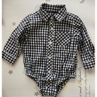 ベビーギャップ(babyGAP)のベビーギャップ　シャツロンパース　80センチ(ロンパース)