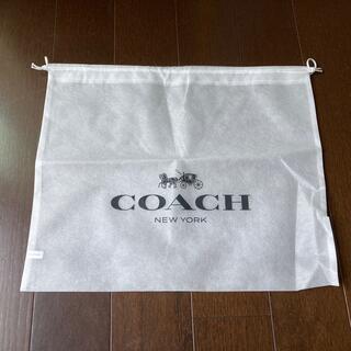 コーチ(COACH)のCOACH  不織布バッグ  エコバッグ　ショップ袋(ショップ袋)
