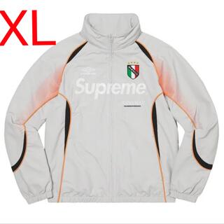 シュプリーム(Supreme)のsupreme umbro track jacket grey 　XLサイズ(ナイロンジャケット)