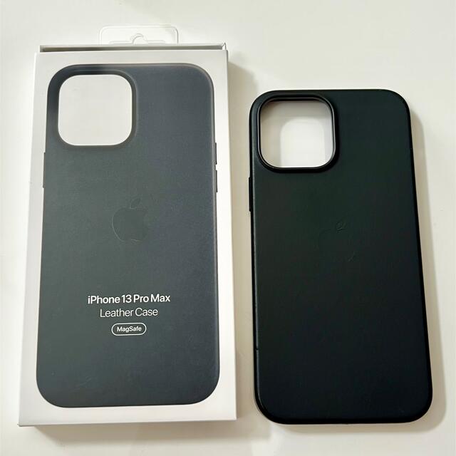 【新品】純正 iPhone 13 Pro Max レザーケース・ミッドナイト