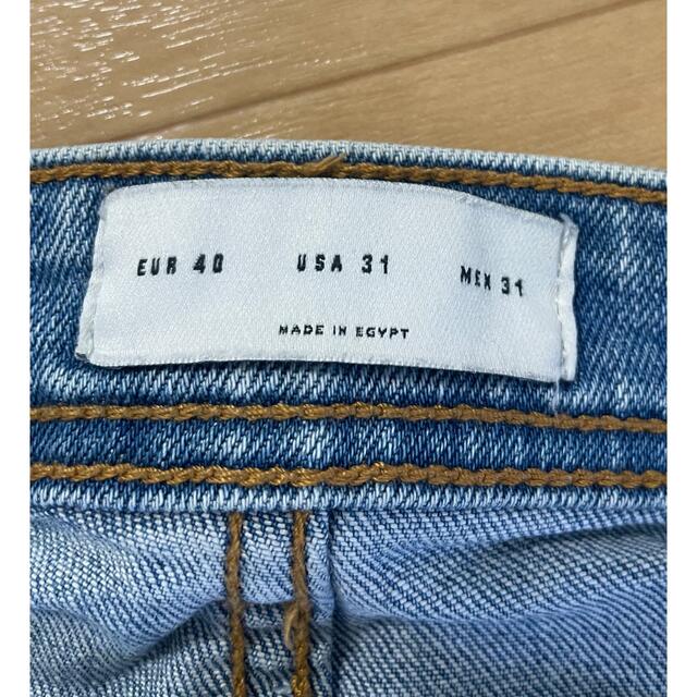 ZARA(ザラ)の新品同様品ZARAダメージスキニーデニム メンズのパンツ(デニム/ジーンズ)の商品写真