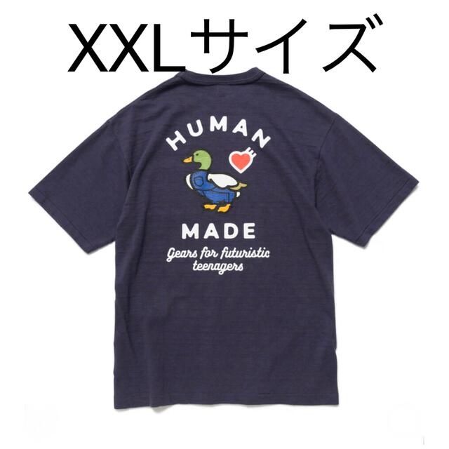 HUMAN MADE(ヒューマンメイド)のHUMAN MADE  POCKET T-SHIRT #3 XXLネイビー メンズのトップス(Tシャツ/カットソー(半袖/袖なし))の商品写真