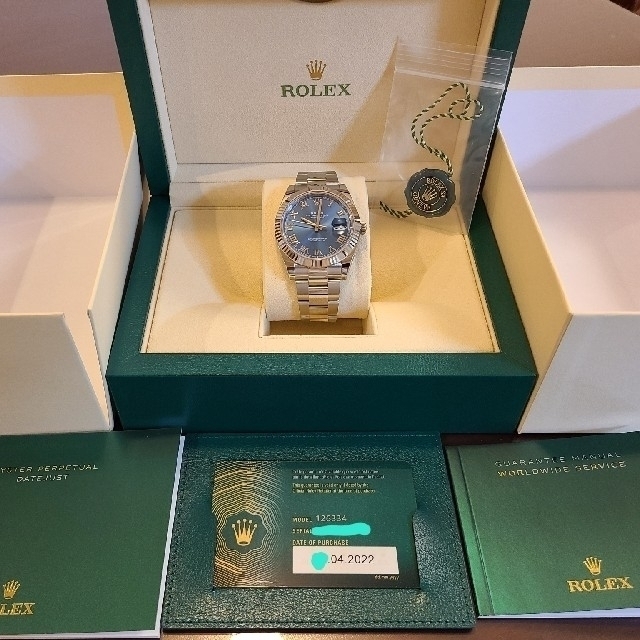 ROLEX(ロレックス)のたわし様専用【2022年4月印】ロレックス　デイトジャスト41　126334 メンズの時計(腕時計(アナログ))の商品写真