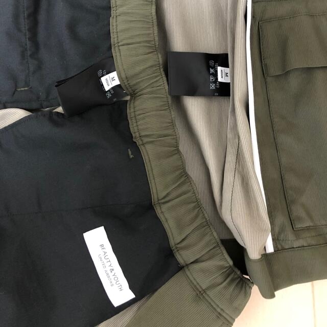 BEAUTY&YOUTH Mサイズ セットアップ カーキ