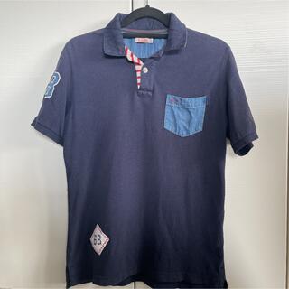 イタリア発ブランドSUN68 ポロシャツ メンズ ネイビー(ポロシャツ)