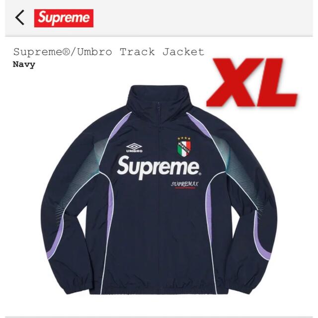 boxlogoSupreme Umbro Track Jacket  Navy XL