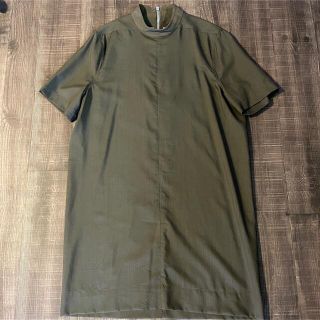 リックオウエンス(Rick Owens)のrick owens バックジップ カットソー S(Tシャツ/カットソー(半袖/袖なし))