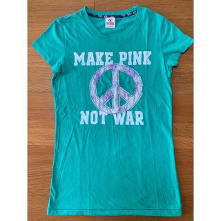 ヴィクトリアズシークレット(Victoria's Secret)のVictoria’s Secret PINK  NOT WAR  Tシャツ  M(Tシャツ/カットソー)