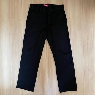 Supreme - supreme work pants 32 黒