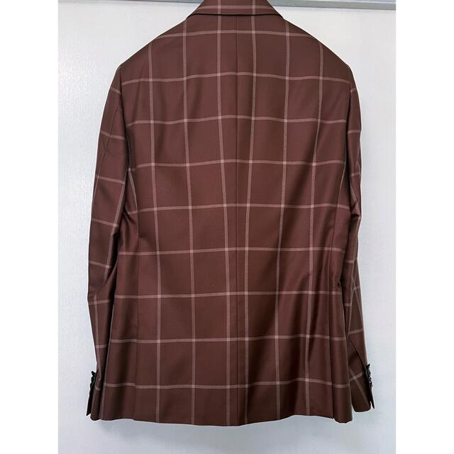 ポールスミス PaulSmith スーツ ジャケット ブラウン シルク 春夏
