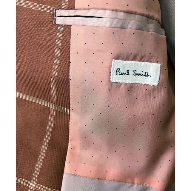 ポールスミス  PaulSmith スーツ　ジャケット　ブラウン　シルク　春夏