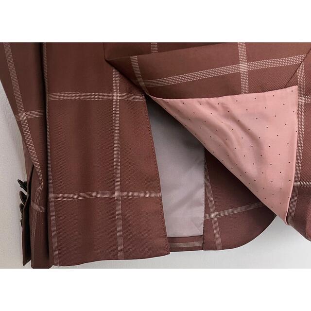 ポールスミス PaulSmith スーツ ジャケット ブラウン シルク 春夏