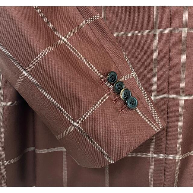 ポールスミス PaulSmith スーツ ジャケット ブラウン シルク 春夏
