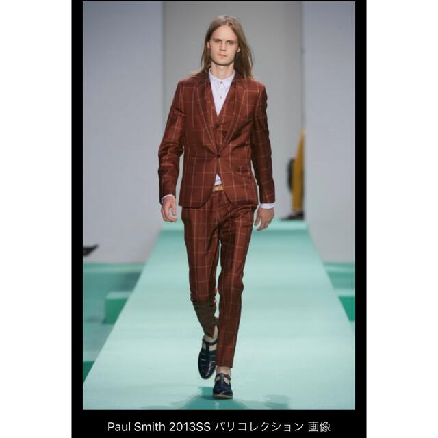 ポールスミス PaulSmith スーツ ジャケット ブラウン シルク 春夏