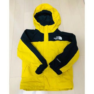 ザノースフェイス(THE NORTH FACE)のキッズ THENORTHFACE 130cm イエロー　マウンテンジャケット(ジャケット/上着)