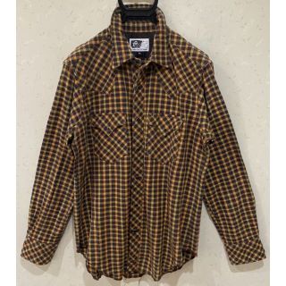 エンジニアードガーメンツ(Engineered Garments)の＊エンジニアドガーメンツ チェック ウエスタン ネルシャツ USA製 M(シャツ)