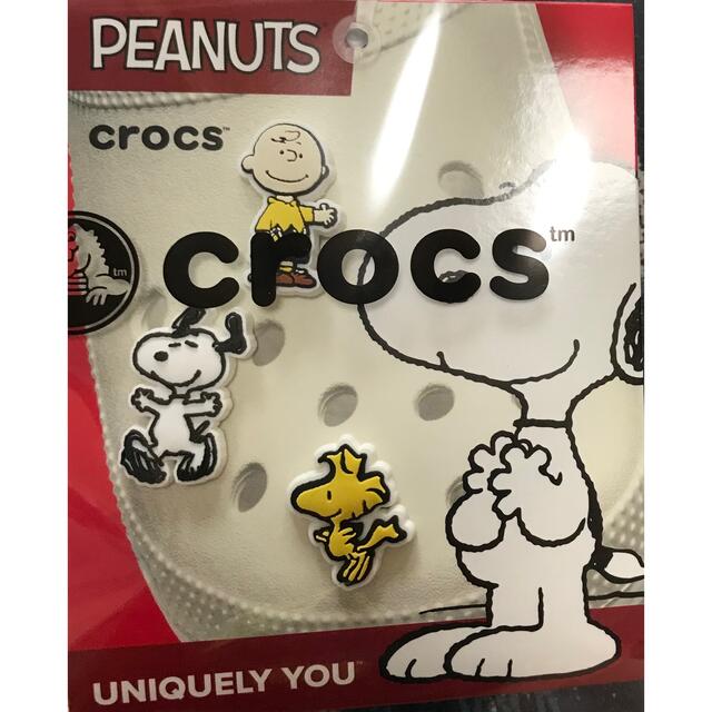 crocs(クロックス)のクロックス　ジビッツ　スヌーピー エンタメ/ホビーのおもちゃ/ぬいぐるみ(キャラクターグッズ)の商品写真