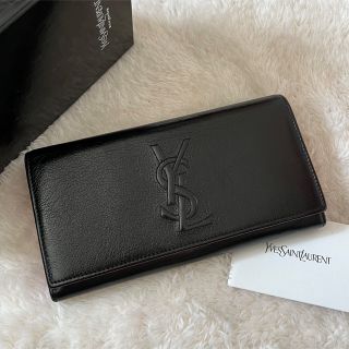 サンローラン(Saint Laurent)の極上美品 イヴサンローラン 2つ折り 長財布(財布)