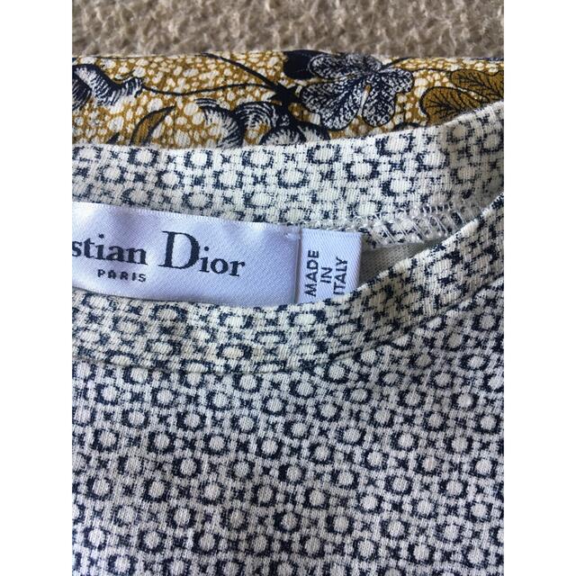 【年中無休】 Dior Christian - T タロット柄 リネン diorコットン ディオール Tシャツ(半袖/袖なし)