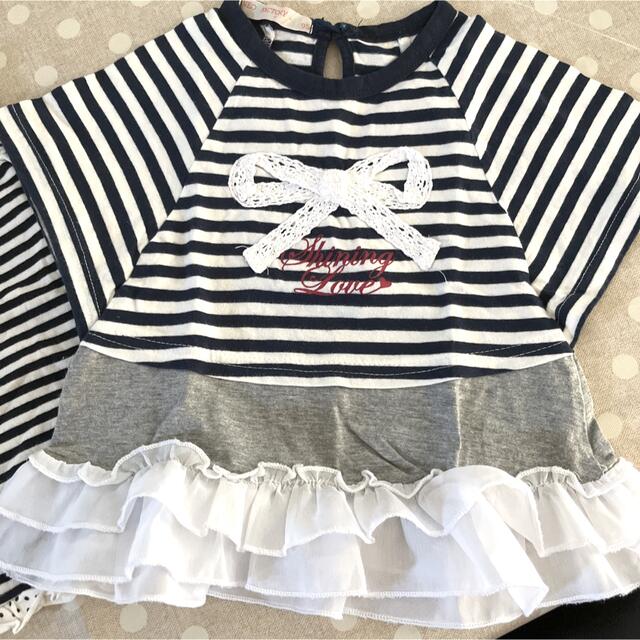 95cm トップス 2点セット キッズ/ベビー/マタニティのキッズ服女の子用(90cm~)(Tシャツ/カットソー)の商品写真