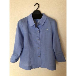 クレージュ(Courreges)のクレージュ　七分袖シャツブラウス(シャツ/ブラウス(長袖/七分))