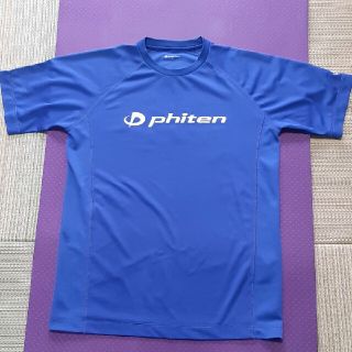 Phiten ファイテン Tシャツ ブルー(バレーボール)