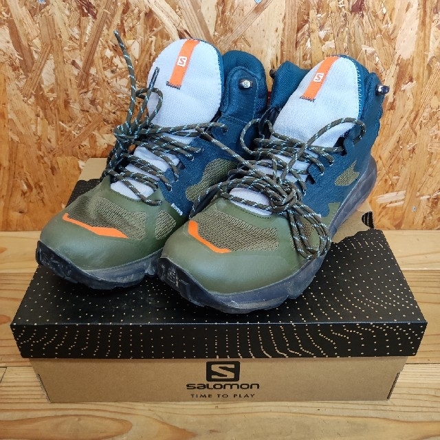 SALOMON(サロモン)のSalomon Predict hike MID GTX ダークグリーン メンズの靴/シューズ(ブーツ)の商品写真