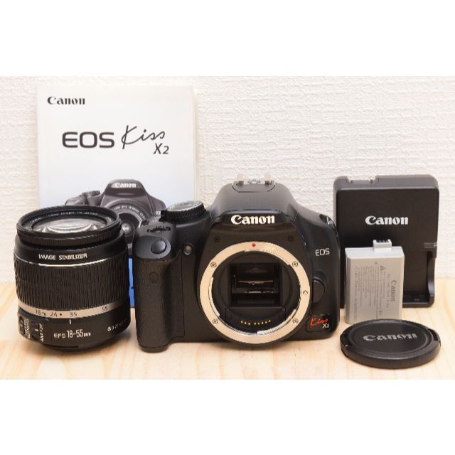 Canon - E05/キャノン EOS kiss X2 ボディ18-55mm /4052-6の+inforsante.fr