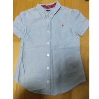 ラルフローレン(Ralph Lauren)のRalph Lauren 8 パフスリーブ ブルー シャツ(Tシャツ/カットソー)