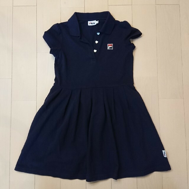 anyFAM(エニィファム)のワンピース 紺 130cm FILA　anyFAM キッズ/ベビー/マタニティのキッズ服女の子用(90cm~)(ワンピース)の商品写真