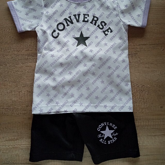 CONVERSE(コンバース)のCONVERSE　セットアップ　110cm キッズ/ベビー/マタニティのキッズ服女の子用(90cm~)(Tシャツ/カットソー)の商品写真
