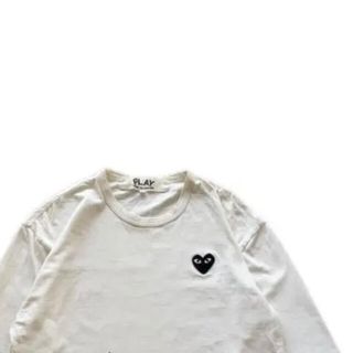 コムデギャルソン(COMME des GARCONS)のCOMME des GARÇONS play ロンT ホワイト(Tシャツ(長袖/七分))