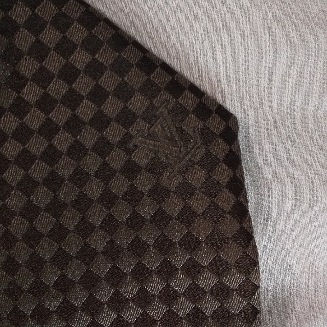 LOUIS VUITTON ネクタイ ダークブラウン LOUIS VUITTON ネクタイ ダークブラウン