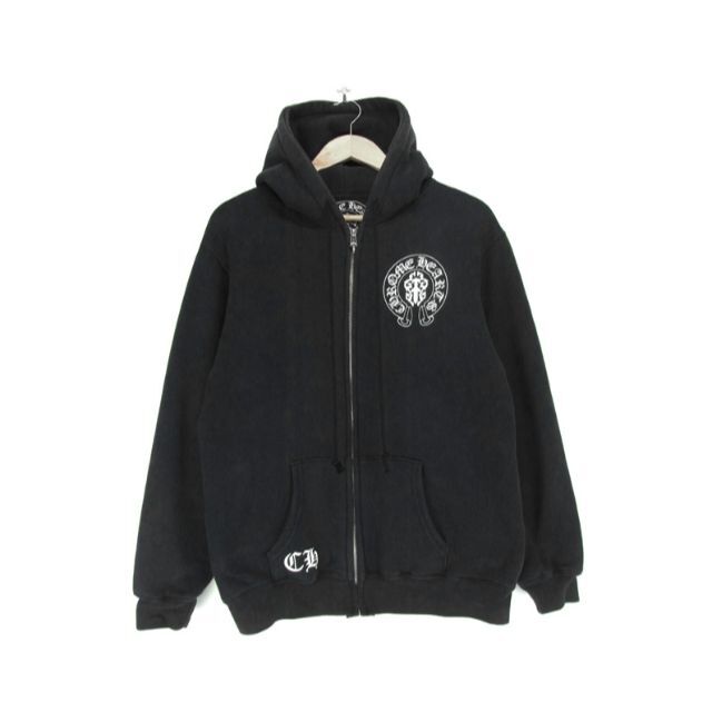 クロムハーツCHROME HEARTS■星条旗プリントジップアップパーカー