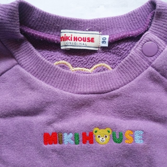 mikihouse(ミキハウス)のMIKI HOUSE　トレーナー　90cm キッズ/ベビー/マタニティのキッズ服男の子用(90cm~)(Tシャツ/カットソー)の商品写真