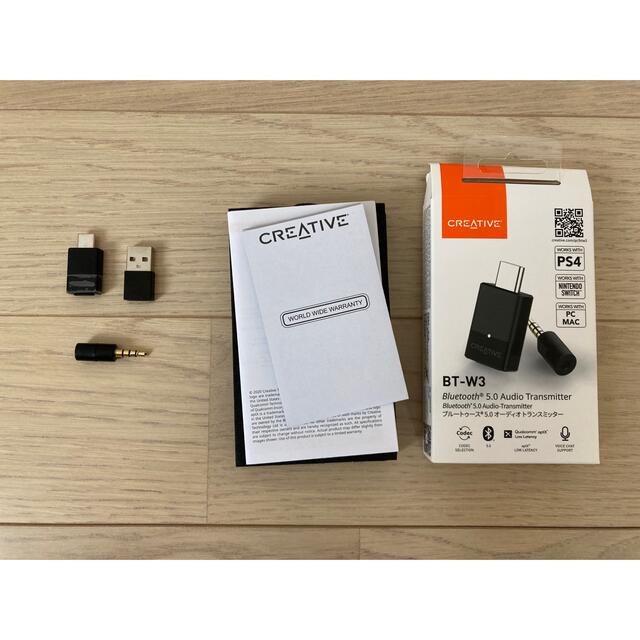 Creative BT-W3 Bluetooth 5.0 オーディオトランスミッ