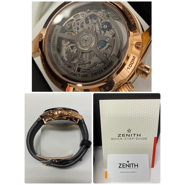 ZENITH(ゼニス)の数回希少現行　定価248万　ゼニス プリメロ クロノマスタースポーツ PG 箱保 メンズの時計(腕時計(アナログ))の商品写真