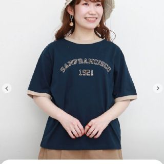 エヘカソポ(ehka sopo)のehka  sopo　　リンガーカレッジロゴTシャツ(Tシャツ(半袖/袖なし))