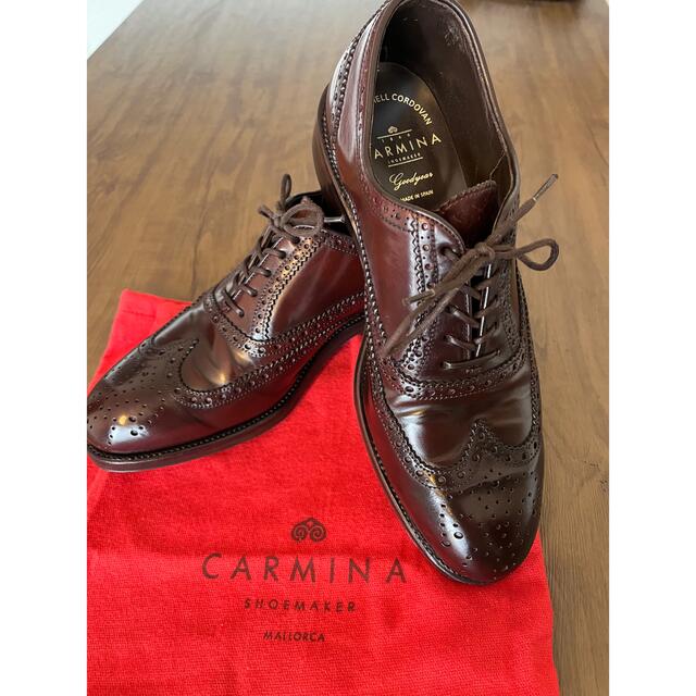 CARMINA カルミナ コードバン ウイングチップシューズ-