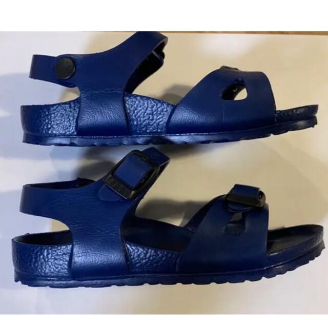 BIRKENSTOCK(ビルケンシュトック)のビルケンシュトック　リオ　17cm ネイビー　美品 キッズ/ベビー/マタニティのキッズ靴/シューズ(15cm~)(サンダル)の商品写真