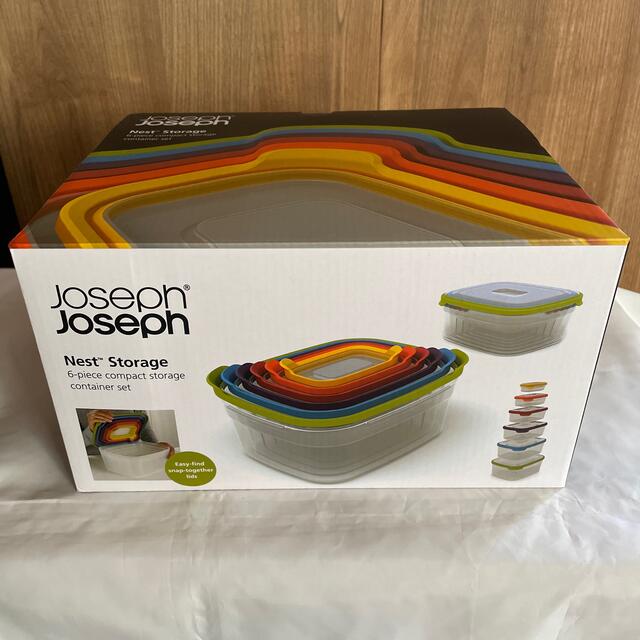 Joseph Joseph(ジョセフジョセフ)の『新品』Joseph Joseph 保存容器 ６Pマルチカラー インテリア/住まい/日用品のキッチン/食器(容器)の商品写真