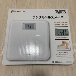 タニタ(TANITA)の体重計　デジタルヘルスメーター　タニタ　TANITA HD-661-KWH(体重計)