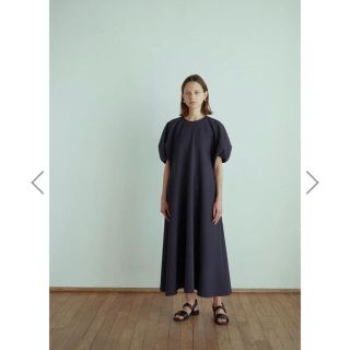 クラネ(CLANE)のCLANE クラネ　LANTERN SLEEVE FLARE ONE PIECE(ロングワンピース/マキシワンピース)