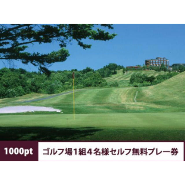 施設利用券シャトレーゼ ゴルフ場 セルフプレー券(1ラウンド)