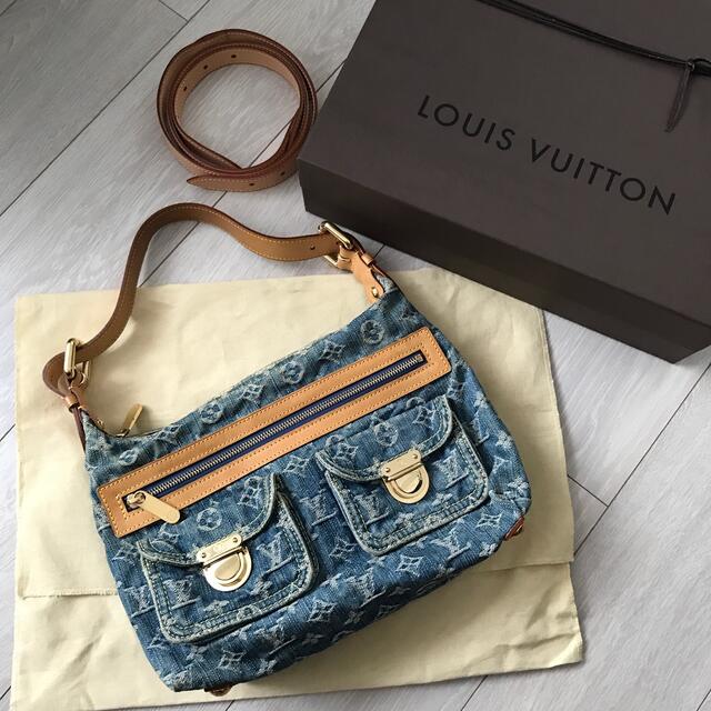 LOUIS VUITTON(ルイヴィトン)のLVヴィトンデニムバッグバギーPMレア正規品直営店購入 レディースのバッグ(ハンドバッグ)の商品写真