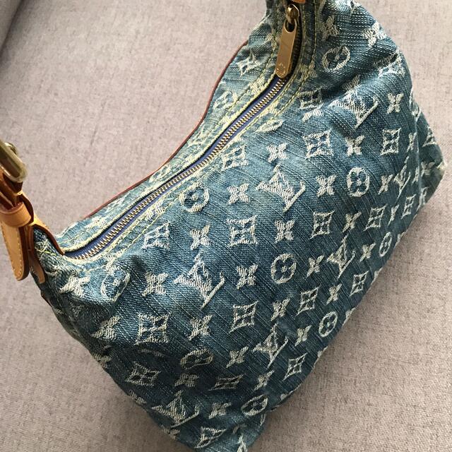 LOUIS VUITTON(ルイヴィトン)のLVヴィトンデニムバッグバギーPMレア正規品直営店購入 レディースのバッグ(ハンドバッグ)の商品写真