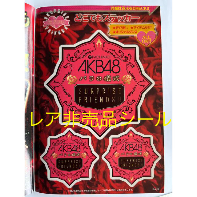 AKB48(エーケービーフォーティーエイト)の非売品レア AKB48チームサプライズ パンフ3種類（非売品レアステッカー付き） エンタメ/ホビーのタレントグッズ(アイドルグッズ)の商品写真